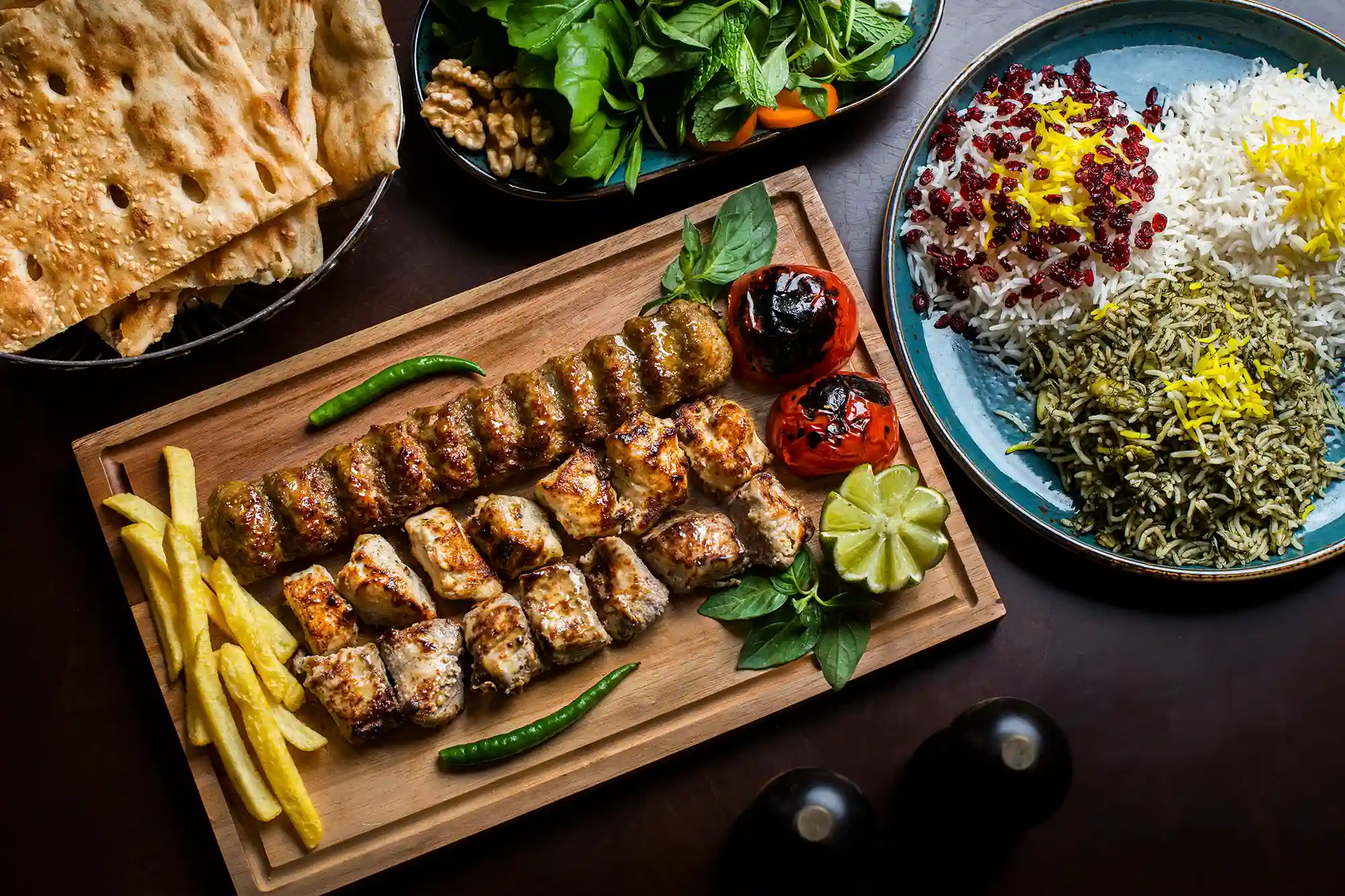 مطعم جراند آبشار | طريق شارع جميرا